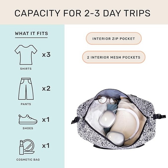 Jadyn Lola Travel Duffle Bag - Picture 2 of 14